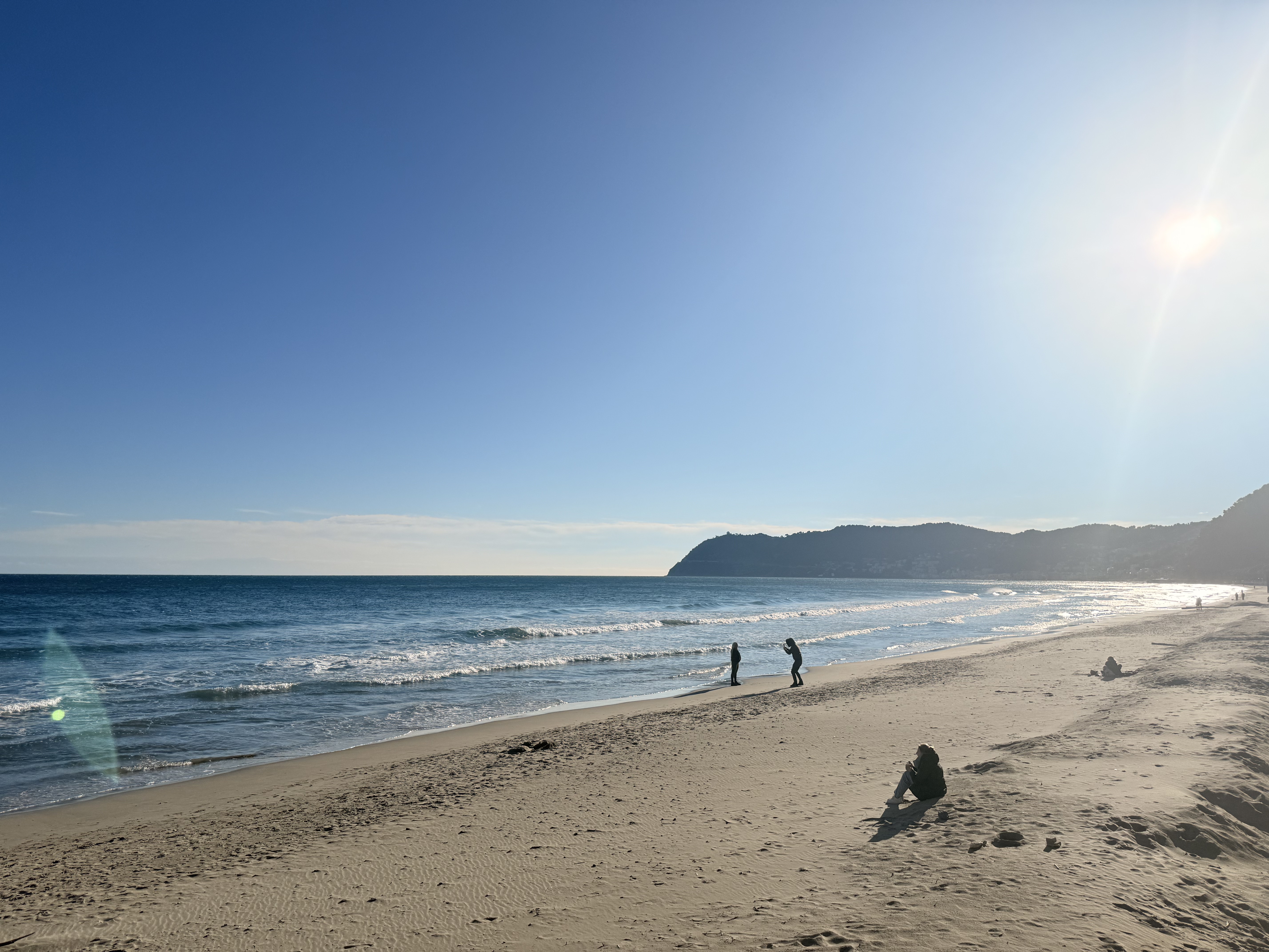 Beach of the City of Fellino on Boxing Day
